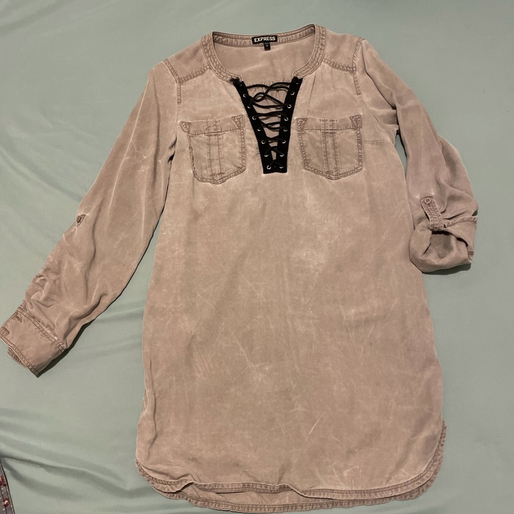 Express casual shirt dress